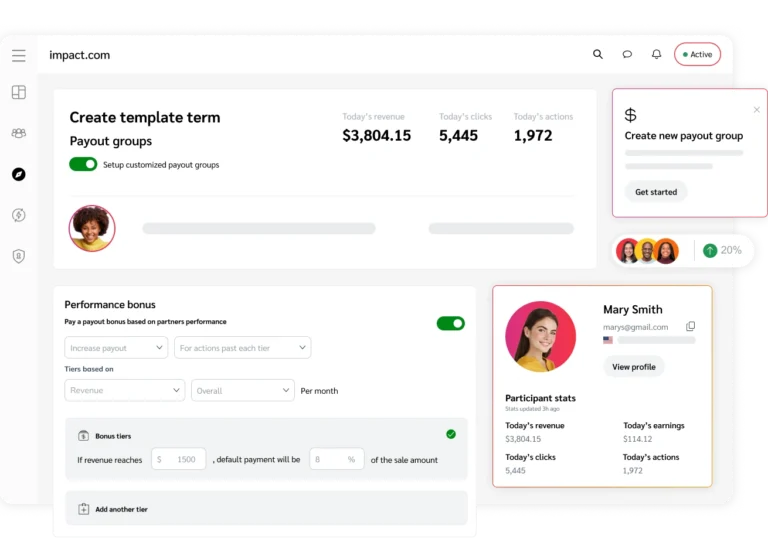 Preview of impact.com contract pay